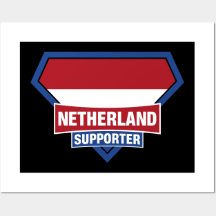 Netherland Super Flag Supporter Posters and Art